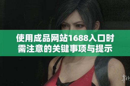 使用成品网站1688入口时需注意的关键事项与提示