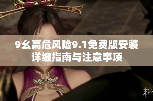 9幺高危风险9.1免费版安装详细指南与注意事项