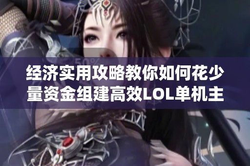 经济实用攻略教你如何花少量资金组建高效LOL单机主机系统