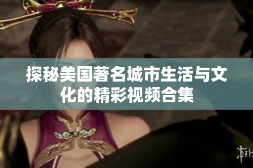 探秘美国著名城市生活与文化的精彩视频合集