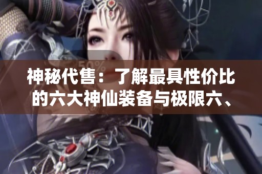 神秘代售：了解最具性价比的六大神仙装备与极限六、极品灵武，助你轻松征战天山！