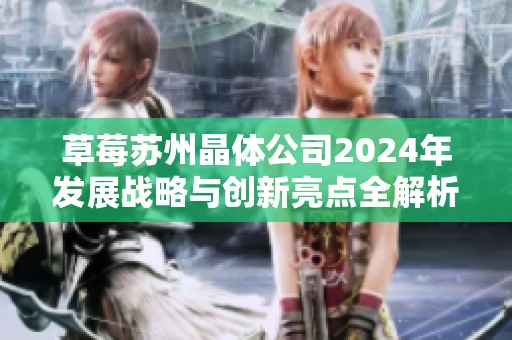 草莓苏州晶体公司2024年发展战略与创新亮点全解析