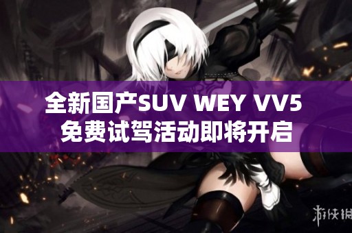 全新国产SUV WEY VV5 免费试驾活动即将开启