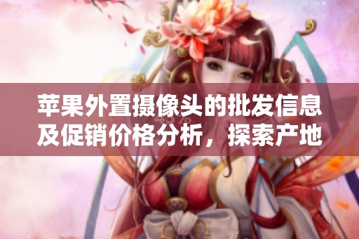 苹果外置摄像头的批发信息及促销价格分析，探索产地与货重等详细内容