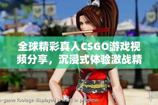全球精彩真人CSGO游戏视频分享，沉浸式体验激战精彩瞬间