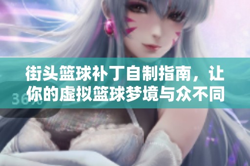 街头篮球补丁自制指南，让你的虚拟篮球梦境与众不同，畅享独特游戏体验