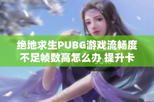 绝地求生PUBG游戏流畅度不足帧数高怎么办 提升卡顿体验的有效解决方案