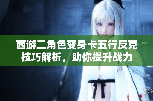 西游二角色变身卡五行反克技巧解析，助你提升战力