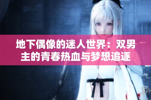 地下偶像的迷人世界：双男主的青春热血与梦想追逐