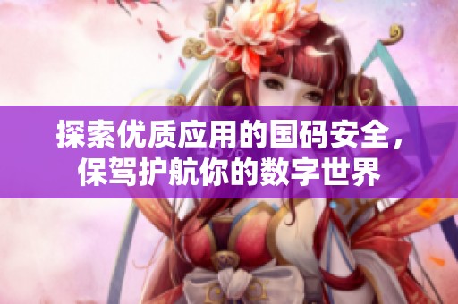 探索优质应用的国码安全，保驾护航你的数字世界