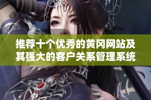 推荐十个优秀的黄冈网站及其强大的客户关系管理系统解析
