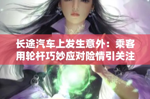 长途汽车上发生意外：乘客用轮杆巧妙应对险情引关注