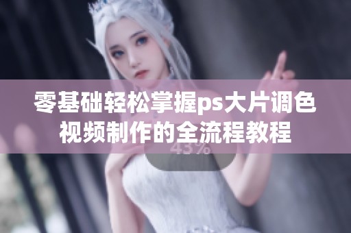 零基础轻松掌握ps大片调色视频制作的全流程教程