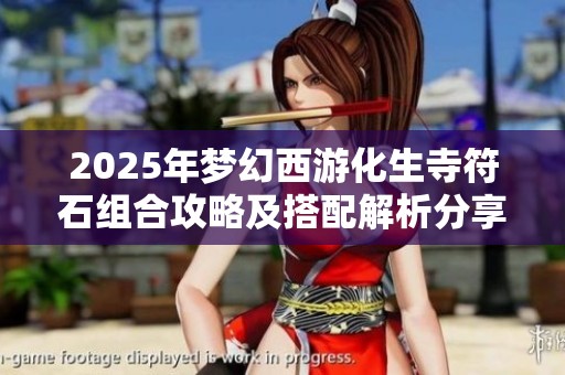 2025年梦幻西游化生寺符石组合攻略及搭配解析分享