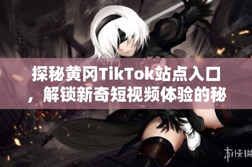 探秘黄冈TikTok站点入口，解锁新奇短视频体验的秘密