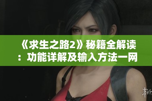 《求生之路2》秘籍全解读：功能详解及输入方法一网打尽