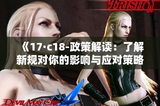 《17·c18-政策解读：了解新规对你的影响与应对策略》