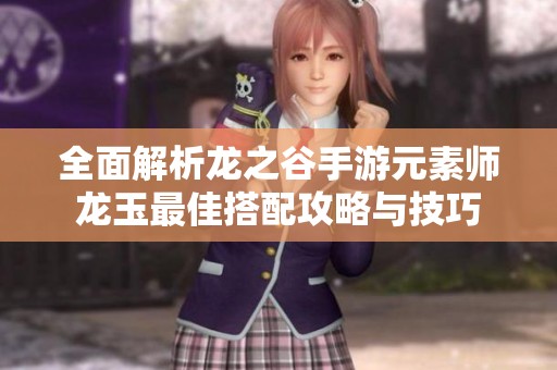 全面解析龙之谷手游元素师龙玉最佳搭配攻略与技巧