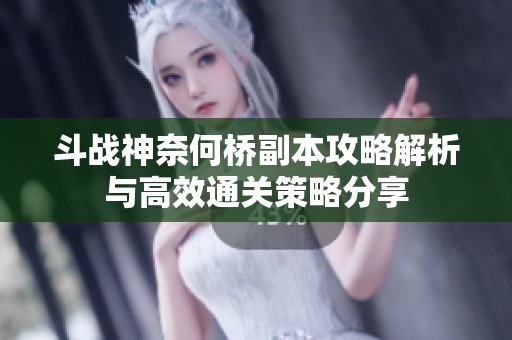 斗战神奈何桥副本攻略解析与高效通关策略分享