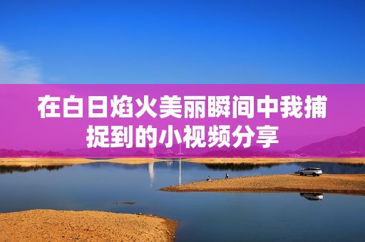 在白日焰火美丽瞬间中我捕捉到的小视频分享