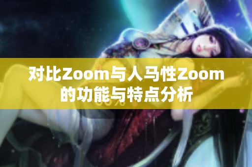 对比Zoom与人马性Zoom的功能与特点分析