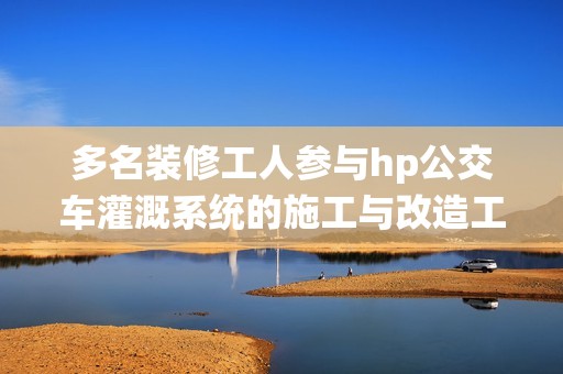 多名装修工人参与hp公交车灌溉系统的施工与改造工作