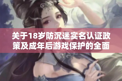 关于18岁防沉迷实名认证政策及成年后游戏保护的全面解读与分析