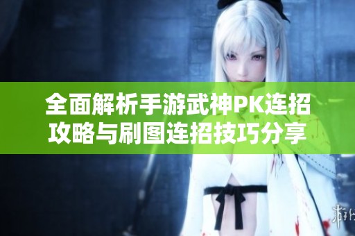 全面解析手游武神PK连招攻略与刷图连招技巧分享