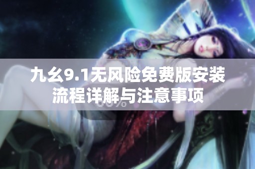 九幺9.1无风险免费版安装流程详解与注意事项
