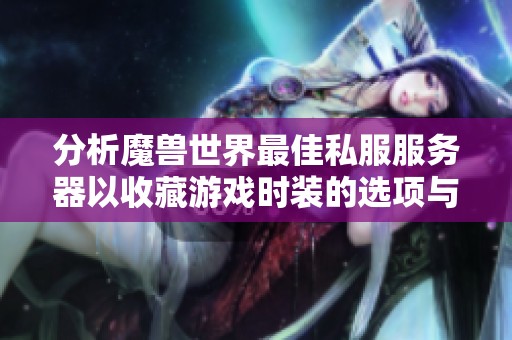 分析魔兽世界最佳私服服务器以收藏游戏时装的选项与推荐
