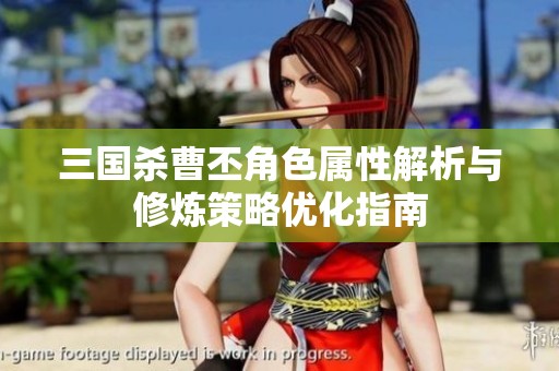 三国杀曹丕角色属性解析与修炼策略优化指南