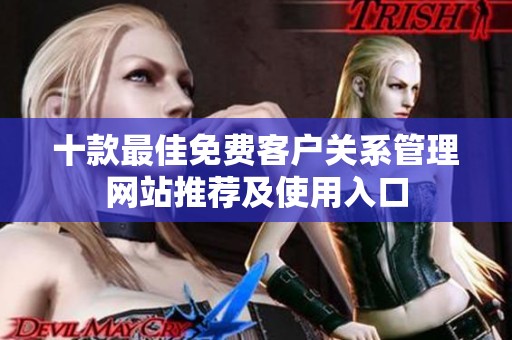 十款最佳免费客户关系管理网站推荐及使用入口