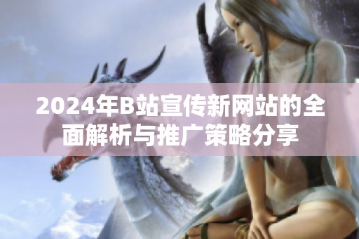 2024年B站宣传新网站的全面解析与推广策略分享