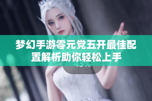 梦幻手游零元党五开最佳配置解析助你轻松上手