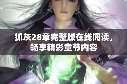 抓灰28章完整版在线阅读，畅享精彩章节内容