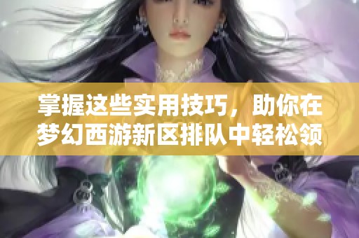 掌握这些实用技巧，助你在梦幻西游新区排队中轻松领先一步