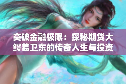 突破金融极限：探秘期货大鳄葛卫东的传奇人生与投资智慧