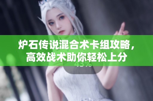 炉石传说混合术卡组攻略，高效战术助你轻松上分
