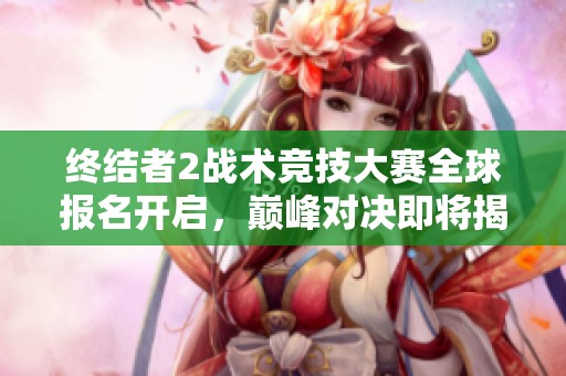 终结者2战术竞技大赛全球报名开启，巅峰对决即将揭幕！