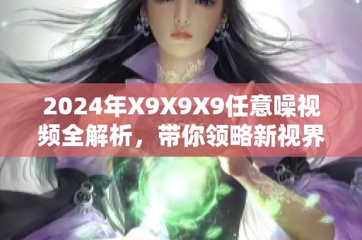 2024年X9X9X9任意噪视频全解析，带你领略新视界精彩内容