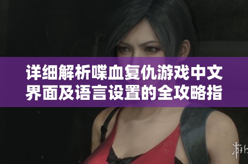 详细解析喋血复仇游戏中文界面及语言设置的全攻略指南