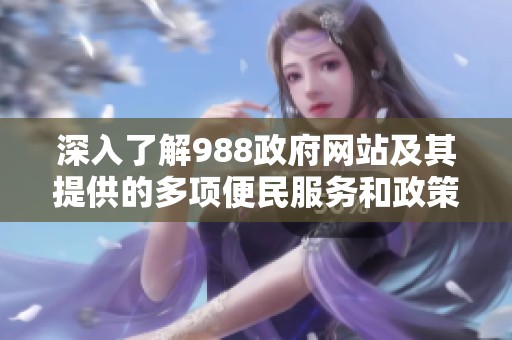深入了解988政府网站及其提供的多项便民服务和政策信息