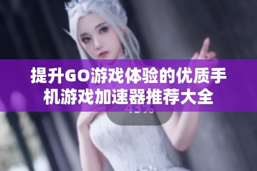 提升GO游戏体验的优质手机游戏加速器推荐大全
